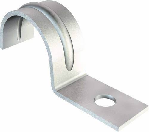 OBO Bettermann Befestigungsschelle aus Metall in Silber, 100 Stück - Bild 1