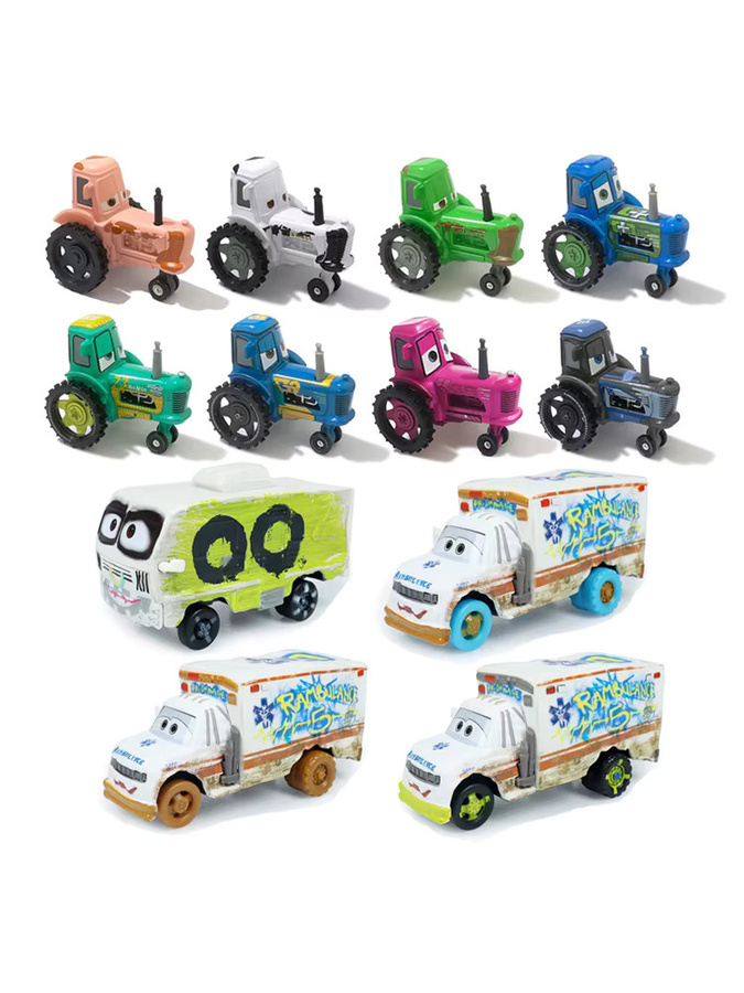 TAKARA TOMY Disney Cars Bullock-Cart Mr. Destroyer, Modellautos, 1:55, Metall-Druckguss - Bild 2