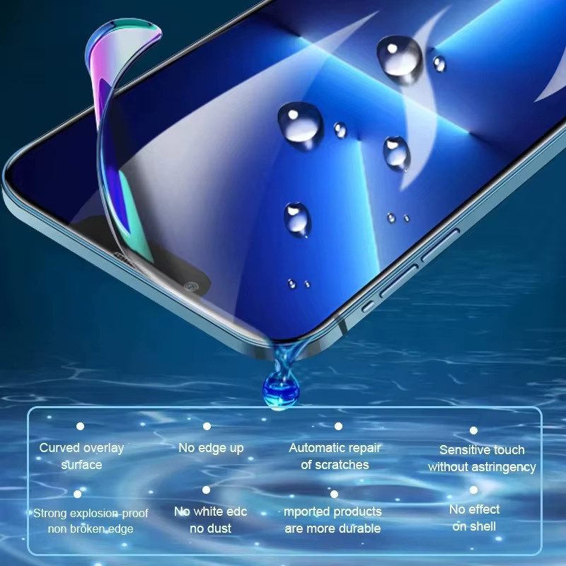 Caynes HD Hydrogel Displayschutzfolie transparent für Samsung Galaxy S25 Ultra S26 Ultra S26 S25 Plus S24 S23 Plus S23 S21 FE S22 S20 FE - Bild 5