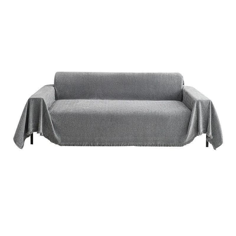 Yiran Furniture Wasserdichter Anti-Katzenkratz Sofabezug aus Polyester in Beige, B/B: 180 x 130 cm - Bild 1