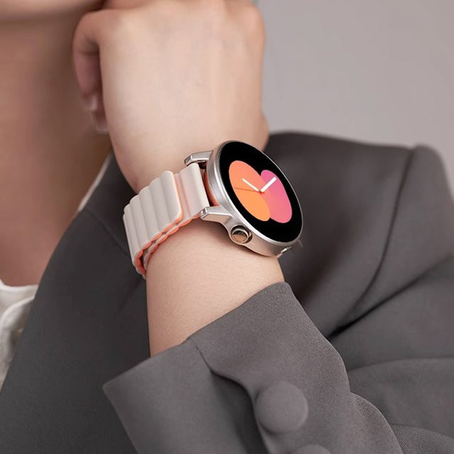 NEY Uhrenarmband Silikon, Weiß, Magnetschlaufe - Bild 1