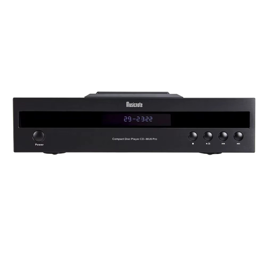 Musicnote MU6Pro Audiophiler CD-Player in Schwarz mit Röhrensymmetrischem Ausgang, 1795 Decodierung, Digitalausgang und Fernbedienung - Bild 2