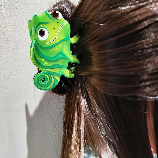 Haarspange Eidechsen-Greifclip, Acetat, Damen - Bild 1