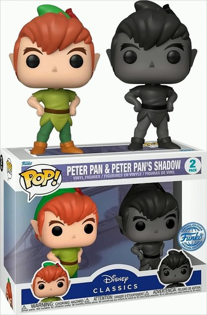 Funko Disney Peter Pan & Peter Pan's Shadow, 2-teiliges Set - Bild 1