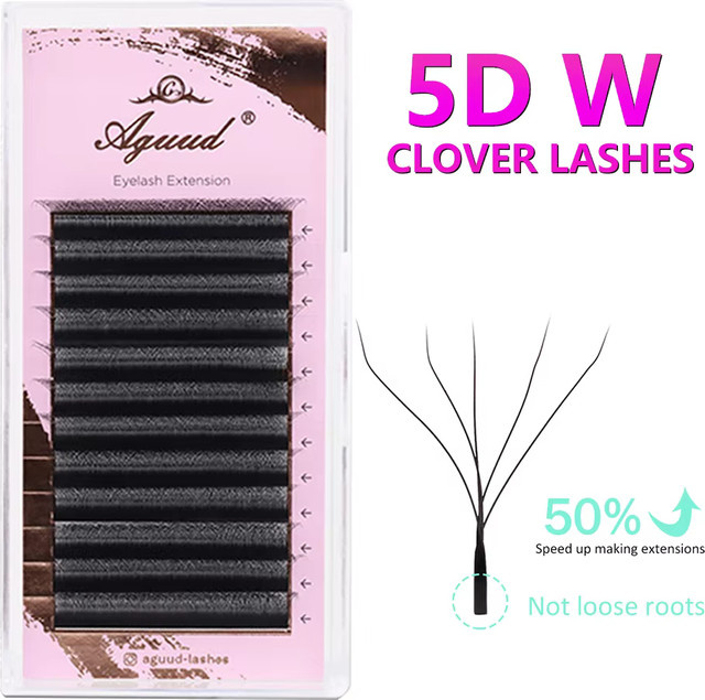 AGUUD Wimpernverlängerung, Brown 3D Fairy, Faux-Nerz - Bild 1
