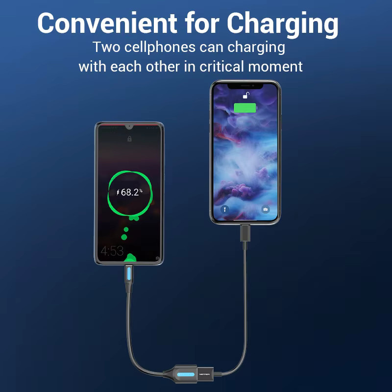 Vention Micro-USB-OTG-Kabeladapter für Android in Schwarz - Bild 5