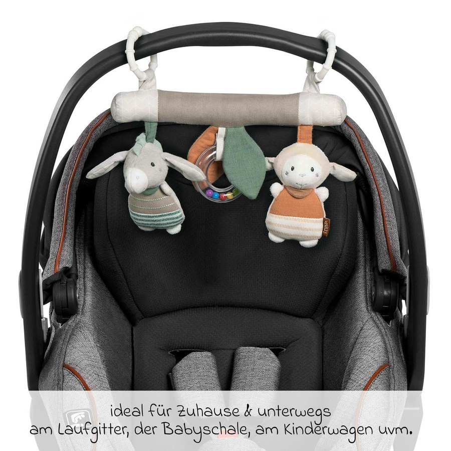 Fehn Geschenk-Set Esel & Schaf, 3-teiliges Set, ab 0 Jahre - Bild 2