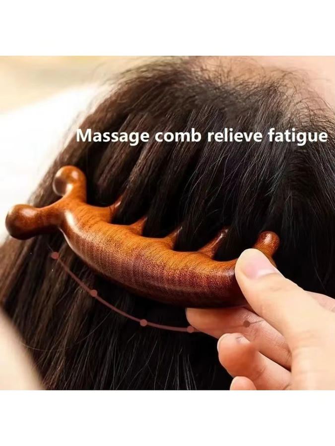 RUZOFO Massage-Kamm Kopfhaut-Ölmassagegerät, Unisex - Bild 6