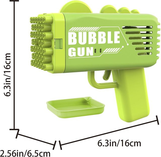 Yiran bag Dinosaurier Seifenblasenpistole, mit Licht, ab 3 Jahren - Bild 1