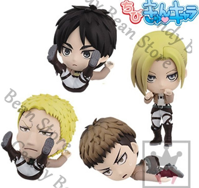 Anime Angriff auf Titan Figuren Set mit Reiner Braun und Rindu in Multicolor als Garage Kit Modell zur Dekoration - Bild 1