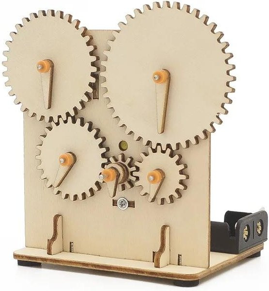 Fashnics DIY 3D Holz Zahnrad Getriebe Übertragung, Lern- und Kreativspielzeug, ab 8 Jahren - Bild 1