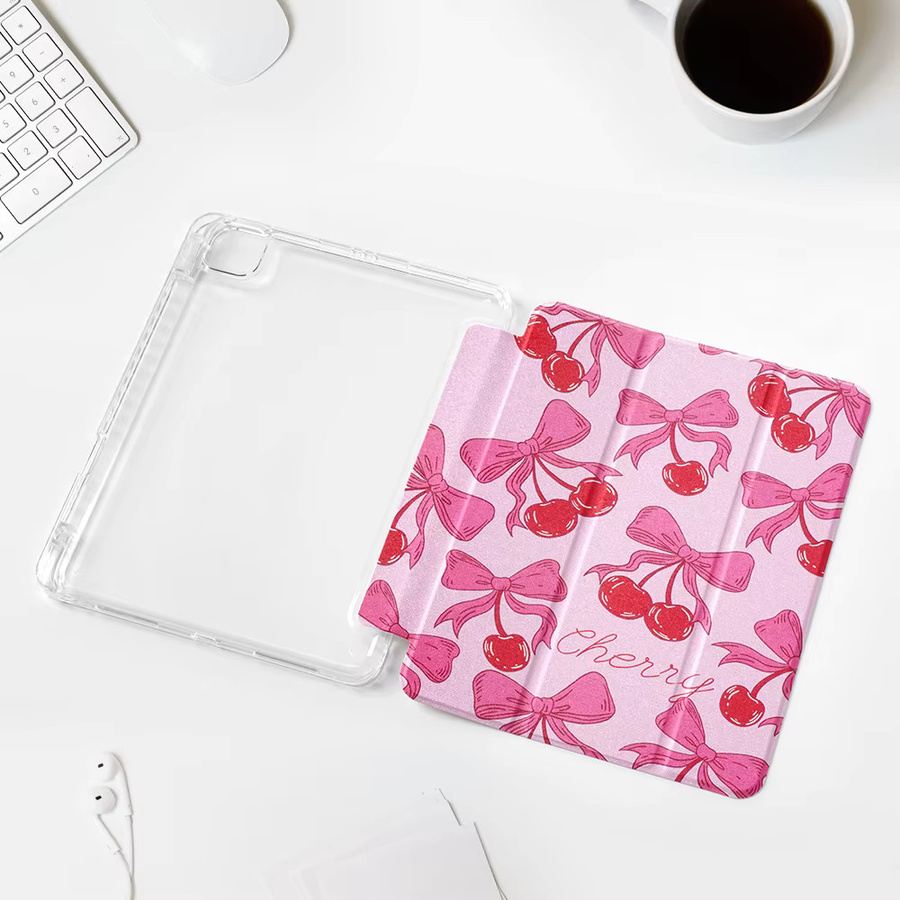 DANYCASE Schutzhülle für iPad Pro, iPad Air und iPad Mini mit Stifthalter in Rot - Bild 3
