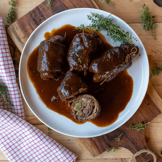 Bäuerliche Erzeugergemeinschaft Schwäbisch Hall Echt Hällische Rinderrouladen 400 g - Bild 2