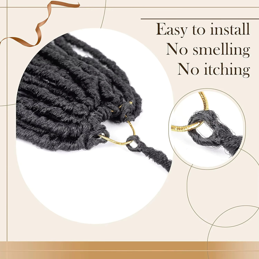Soft Locs Faux Locs Häkelhaar für Damen, Synthetik - Bild 3