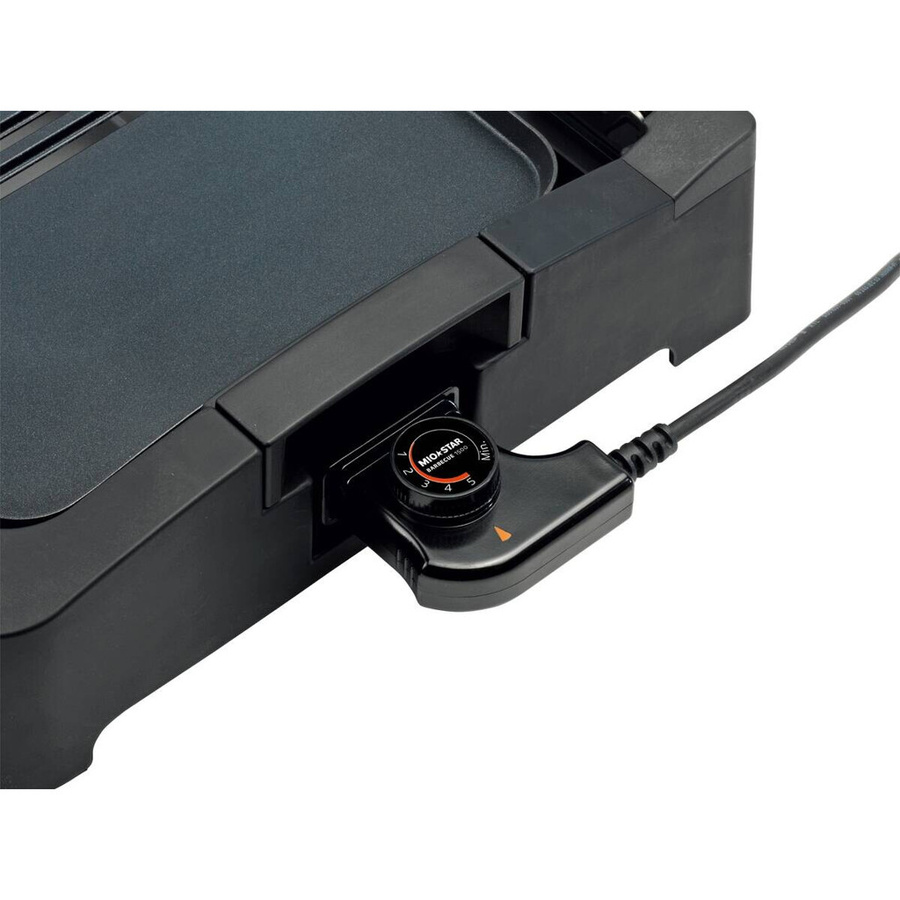 POCOline Elektrogrill in Schwarz aus Glas, Metall und Kunststoff, B/H/L: 34,5 x 9,5 x 50 cm - Bild 2