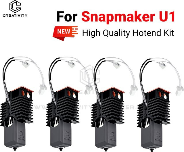 Snapmaker Hotend mit Keramik-Heizblock für Snapmaker U1, Plug & Play High-Flow Kit für FDM-3D-Drucker - Bild 1