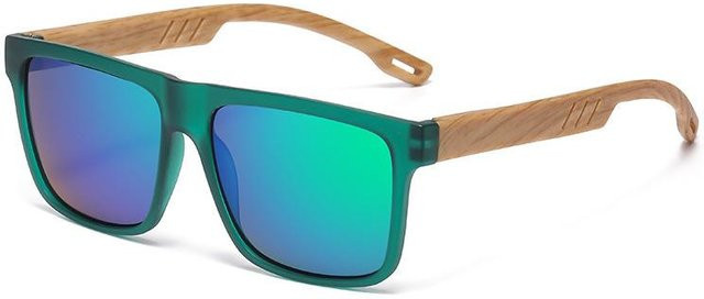 Sonnenbrille quadratisch, Unisex, Vollrand, Kunststoff, Multicolour, Blue - Bild 1