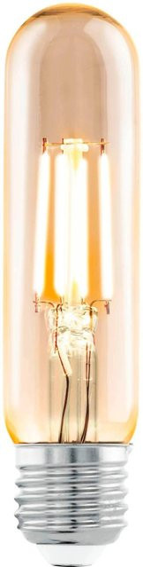 Eglo LED-Leuchtmittel E27 Röhrenform in Amber, 4 W, Warmweiß, H x Ø: 12,5 x 3,2 cm - Bild 1
