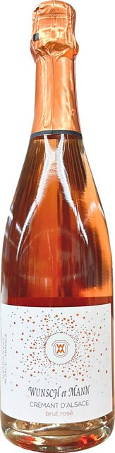 Wunsch et Mann Crémant d'Alsace Brut Rosé Bio, 2023, Frankreich, 0,75 l - Bild 1