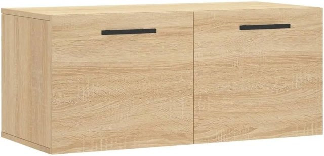 vidaXL Wandschrank Sonoma-Eiche in Braun, B/T/H: 80 x 36,5 x 35 cm - Bild 1