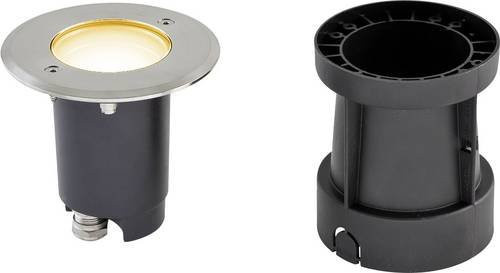 EVN 67923553D Bodeneinbauleuchte LED in Silber mit warmweißem Licht und GU10 Fassung - Bild 1