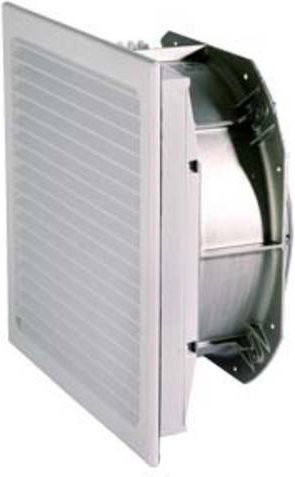 Siemens Filterlüfter 8MR6411-5LV80, Grau, 115 V/AC, 115W, B/H/T: 32,3 x 32,3 x 14,65 cm - Bild 1