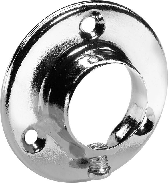 Hettich Rohrlager Rosette in Chrom mit 25 mm Durchmesser - Bild 1