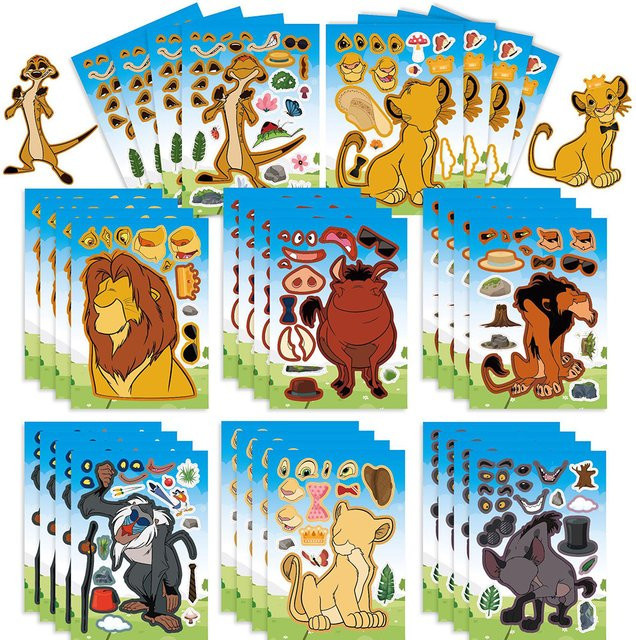 Disney Der König der Löwen Puzzle-Aufkleber, 8/16 Blatt - Bild 1