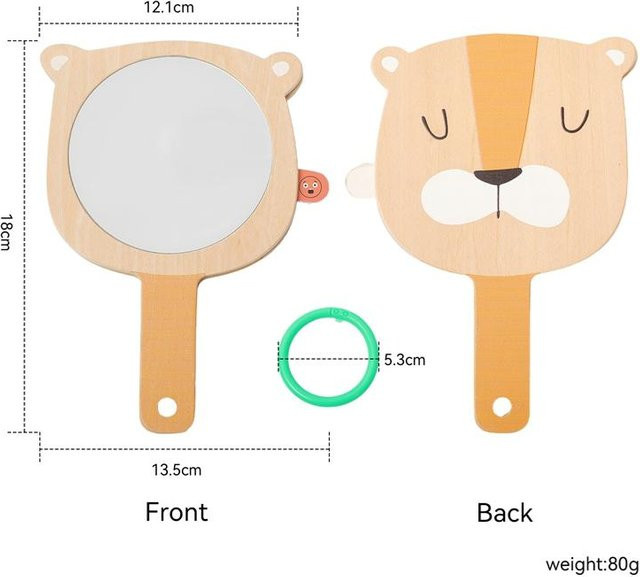 Binchi Outdoor Product Emotionales Bewusstsein Spiegel Spielzeug, Holz, ab 0 Jahre - Bild 1