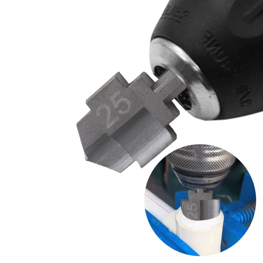 Vibratite 3er-Set PPR Stufenbohrer für Wasserrohr-Expansion und Klempner-Reparaturen mit Hexagon-Schaft, Durchmesser: 20 mm, 25 mm, 32 mm, Schaft: 6,35 mm - Bild 1