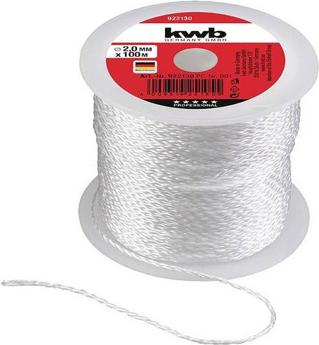 KWB Maurerschnur 2mm Weiß 100m - Bild 1