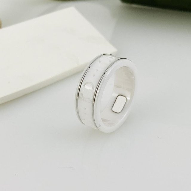 Wucifang Jewelry Keramikringe, Schwarz und Weiß, Unisex - Bild 1
