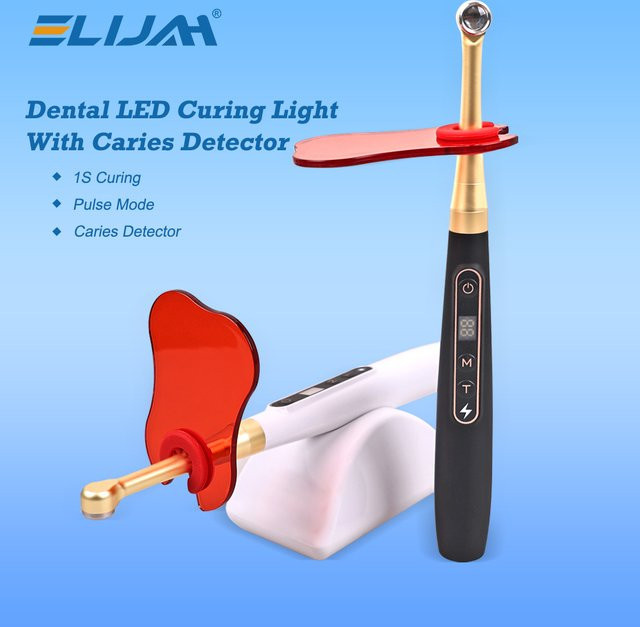 Denspay Dental LED Härtungslampe Wireless in Weiß für die 1s Aushärtung von 6 Modellen - Bild 1
