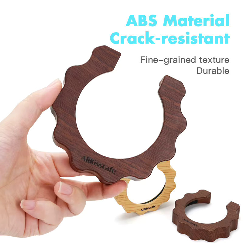 AliKisscafe Anti-Verbrühungs-Ring Grouphead Abdeckung für E61 und Lelit Espresso Maschinen, Farbe: Braun, Durchmesser: 58 mm - Bild 5
