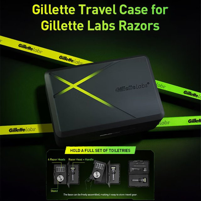 Gillette Labs Rasierer und Nachfüllungen, Travel Box - Bild 1