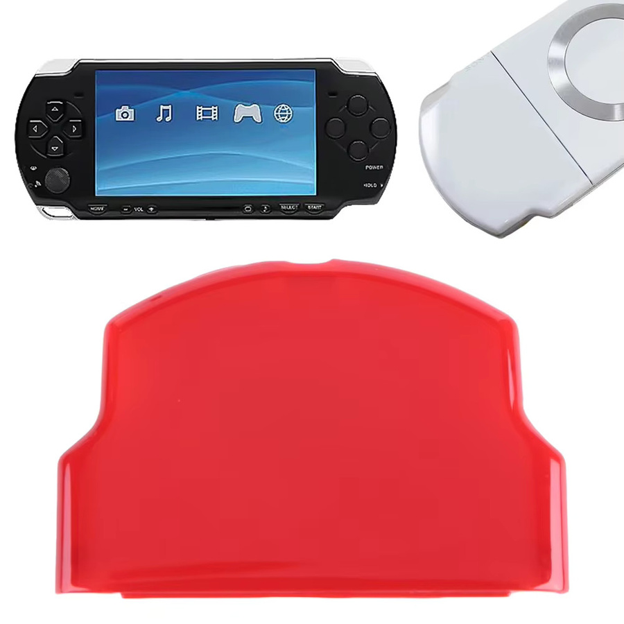 Sony Batteriegehäuse Ersatzteil als Hintertür Abdeckung für PlayStation PSP 2000 und PSP 3000 in Rot - Bild 3