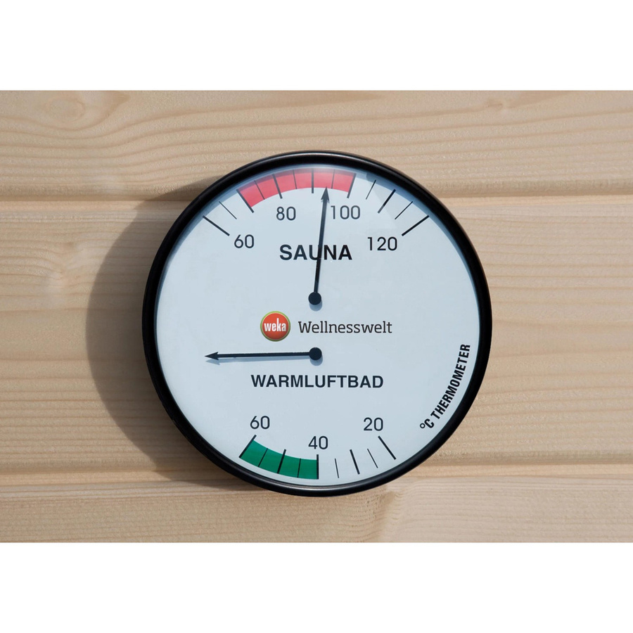 WEKA Doppelthermometer für Saunen in Weiß - Bild 2