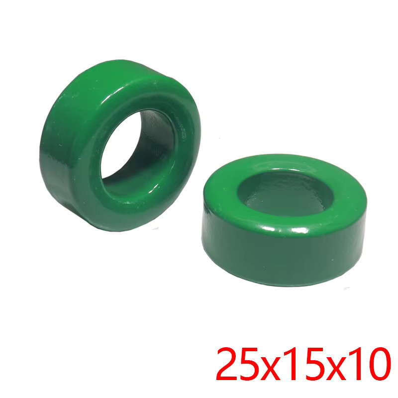 Grüner Ferritkernring als hochleitfähiger Anti-Interferenz-Filterinduktor, B/T/H: 25 x 15 x 10 mm - Bild 2