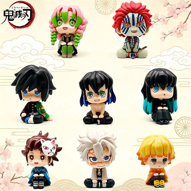 Bandai Demon Slayer Akaza Oberkörper-Bewegliche Chibi-Actionfigur - Bild 1