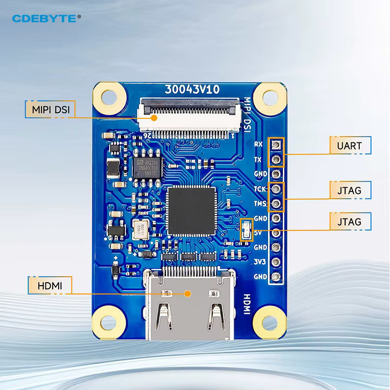 CDEBYTE 4-spuriges MIPI-zu-HDMI-Modul ECA20-MHA1-I Industriequalität GSV1172 für 1080P HD-Displays, kompatibel mit T113, T527 und RK3562 - Bild 4