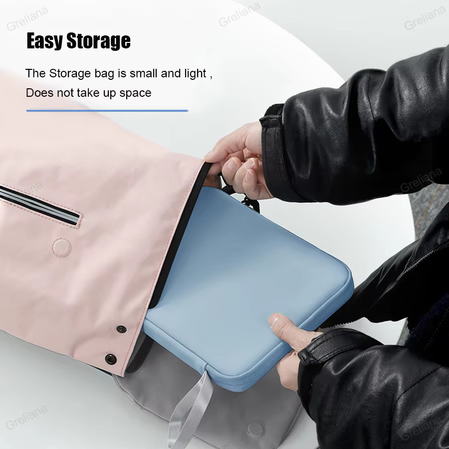 Greliana Stoßfeste Tablet-Hülle aus PU für iPad Pro, Air und Samsung, Redmi, Huawei, Lenovo, Farbe: Pink - Bild 3