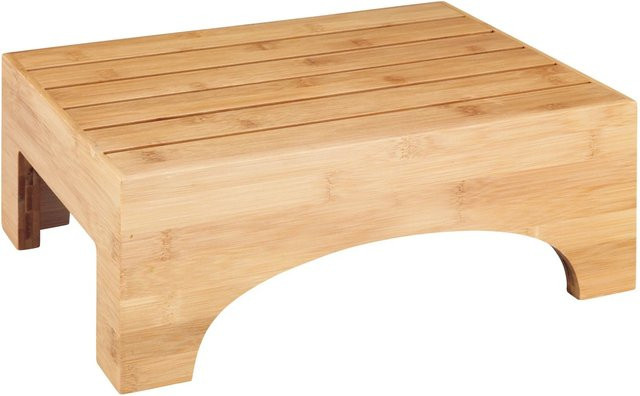 WENKO Badschemel Bambusa aus Bambus in Braun, B/H/T: 40 x 15 x 30 cm - Bild 1
