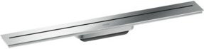 Hansgrohe Duschrinne Drain zur Wandmontage, Edelstahl, mattweiß und silber, Breite: 70 cm - Bild 1