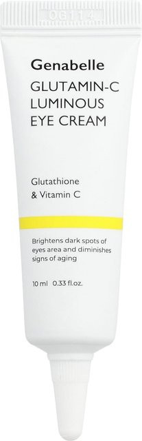 Genabelle Glutamin-C Strahlende Augencreme, 10 ml, Vitamin C, Niacinamid - Bild 1