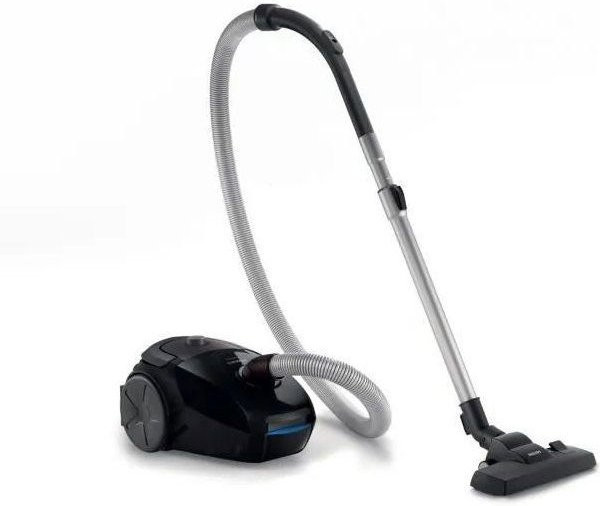 Philips Staubsauger mit Beutel Serie 2000 PowerGo in Tiefschwarz - Bild 1