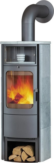 Hark Opera B Grande Kaminofen aus Naturstein in Steingrau mit 7 kW Leistung und Automatik - Bild 1