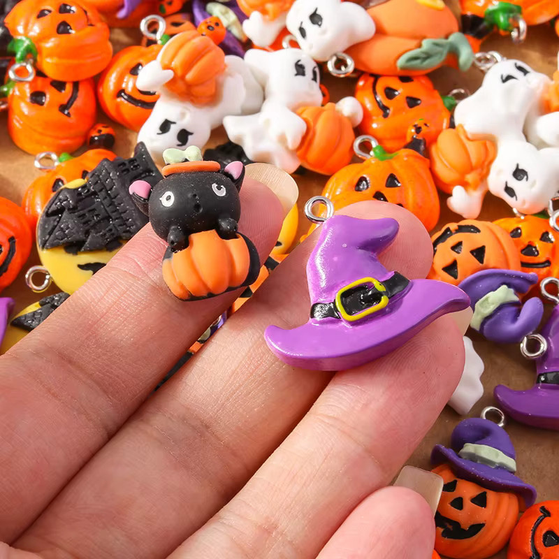 Tenande Charms, Emaille, Halloween, Bunt, Unisex - Bild 3