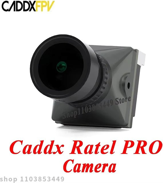 Caddx Ratel PRO FPV-Kamera 1500TVL mit 125 Grad FOV für Racing Drones in Schwarz - Bild 1