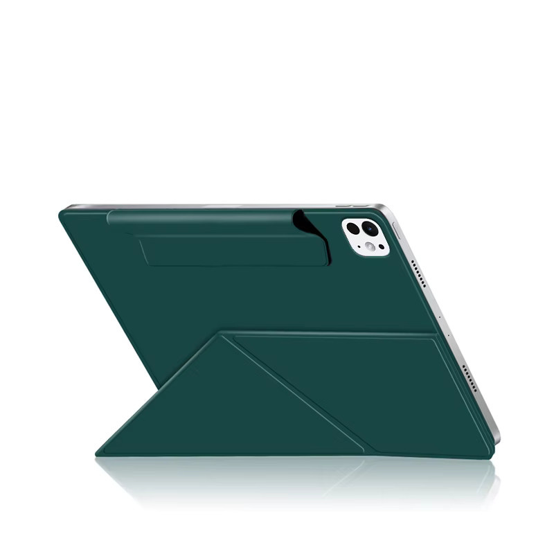 AJIUYU Magnetische Tablet-Hülle für iPad Pro 11 und 13 Zoll M4 M5 2024 2025 mit Multi-Winkel-Klappschutz in Purple - Bild 2
