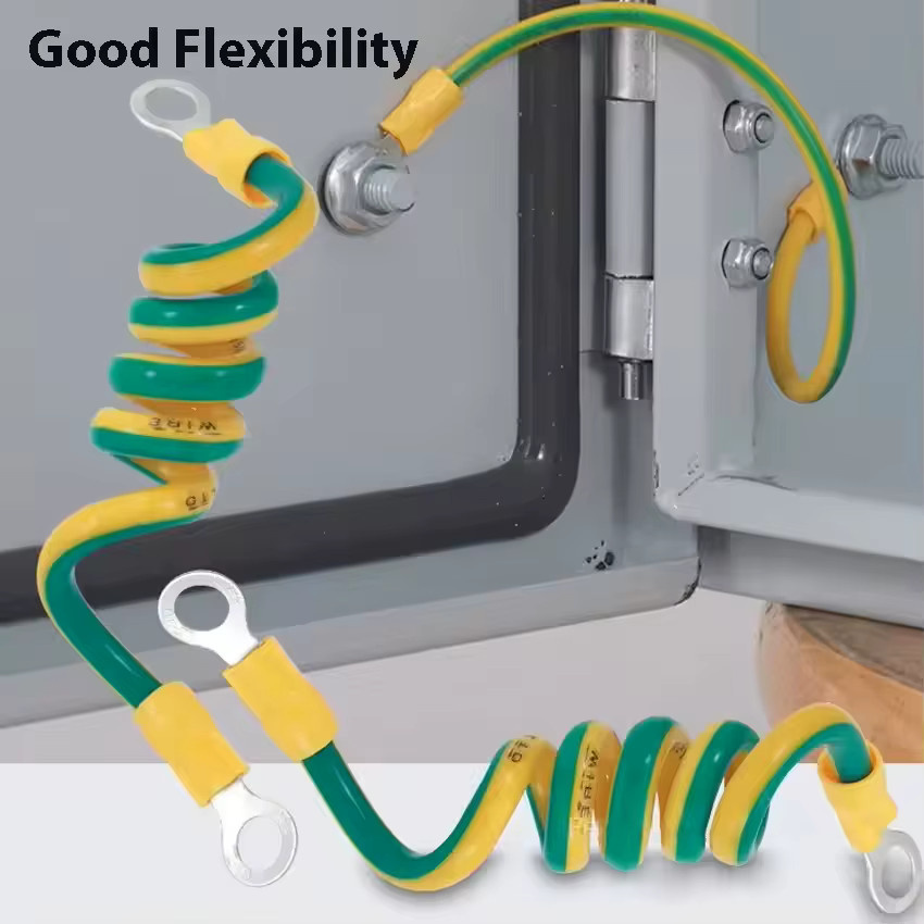 EVSOLAR Solar-PV-Erdungskabel aus flexiblem Kupfer, gelb-grün - Bild 2